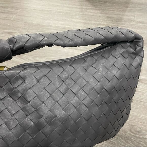 Amazon Jodie Bag Grey Weave Handbag - Picture 5 of 7